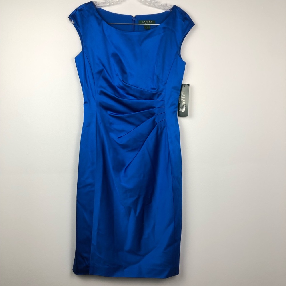 Ralph Lauren New with Tags Blue Dress Size 4